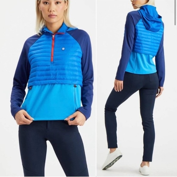 G/Fore Golf Tennis Hybrid Tech Jersey Pullover Jacket NWT XS - Picture 1 of 7